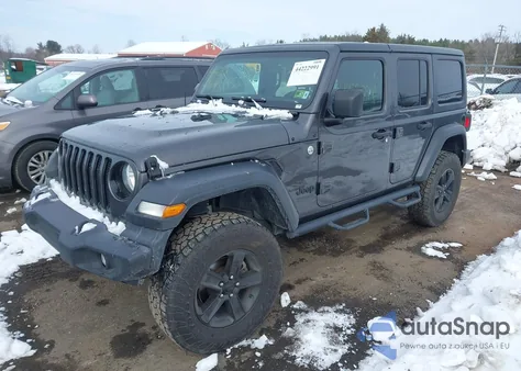 2020 Jeep Wrangler Unlimited Sport Altitude 4X4 z USA, uszkodzony, nr VIN 1C4HJXDG1LW133268